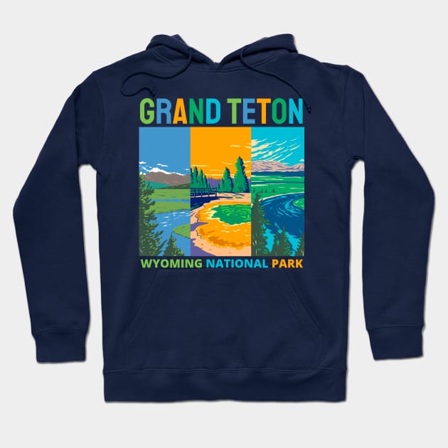 Grand Teton National Park Wyoming Hoodie by soulfulprintss8